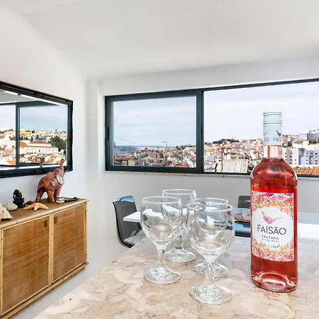 Breathtaking View Over Lisbon Apartament Lizbona